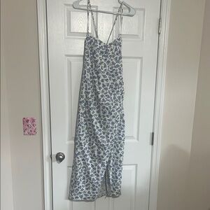 Zara Blue Floral Dress